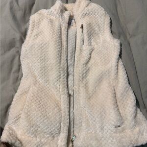 Women's Calvin Klein Cream Fleece Vest